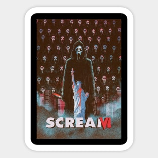 SCREAM 6 Sticker